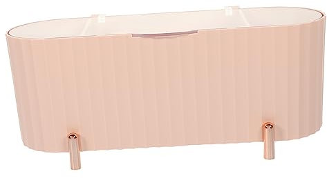 Cabilock Scatola Organizer per Trucco con Contenitore Cosmetico Multifunzionale da Protegge e Cosmetici Gioielli e Oggetti per Regali Compleanno e Rosa
