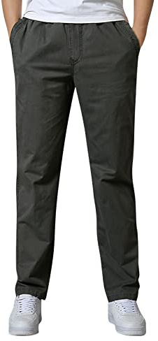 Générique Cargo Pantalon pour Homme, De Travail Homme Imperméable Jack and Jones Jogging Coton Pantalons Large Décontracté Bermuda (Vert,5XL)