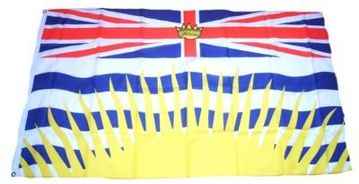 Fahne/Flagge Kanada British Columbia NEU 90 x 150 cm