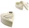 Amore Wedding Gift. Hand Painted Porcelain Heart Trinket Box - Mother of the Groom
