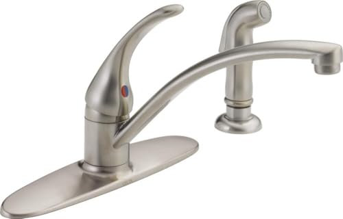 Delta grifo b4410lf-ss bases Core-B sola manija grifo de la cocina con Spray, inoxidable