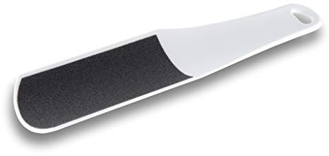 NAILFUN Double Foot File Bow, White, Pedicure Foot File