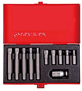KING TONY 1011MQ Coffret d'Embouts Tournevis XZN®, Set de 11, 10 mm