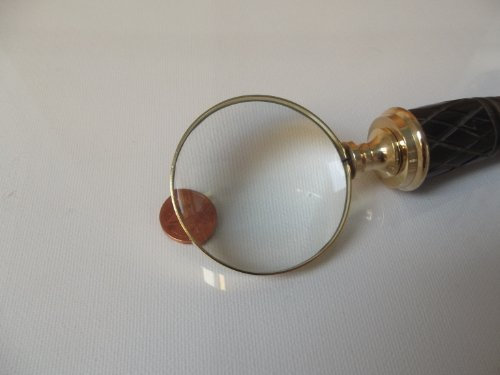 nostalgische Lupe Vergrösserungsglas Sehhilfe Leselupe Antik Stil von Haushalt 48