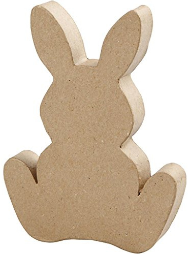 Osterhasen, H: 18 cm, Tiefe: 2,5 cm, 1 Stück
