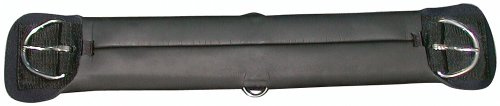 PFIFF Soft 005020 Westernsattelgurt, Western Sattelgurt, doppellagig, schwarz 50 cm