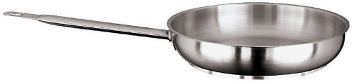 PADERNO WORLD CUISINE 11114-24 Padella, Un Manico, in Acciaio Inox, 24 cm