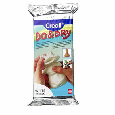 Keramik Ton, weiß, 1000g, - CHA26000