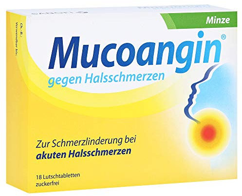 MUCOANGIN Minze 20 mg Lutschtabletten 18 St