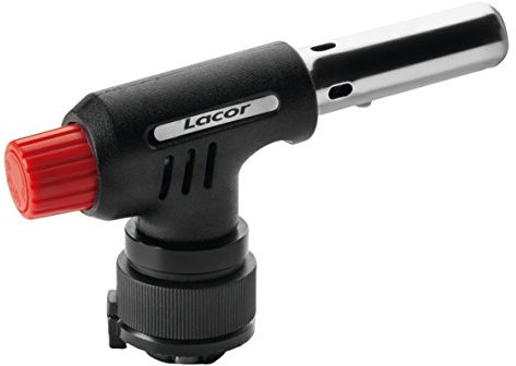 LACOR 68974 Cabezal Soplete, Negro, Soplete + Adaptador