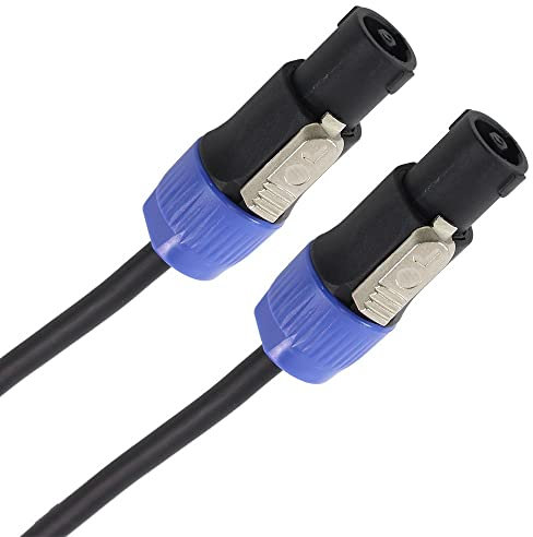Plugger Câble HP Speakon mâle/mâle 1,5 mm²/6 m Noir