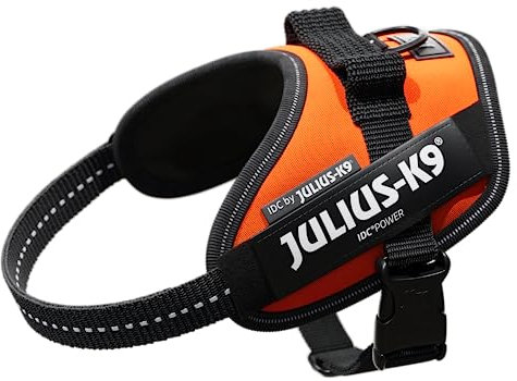 JULIUS K-9 IDC Powergeschirr, Größe: XS / Mini-Mini, UV-Orange, 16IDC-FOR-MM