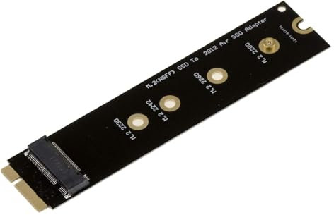 KALEA-INFORMATIQUE Adattatore da M2 a MAC 2012 per il montaggio di un'unità SSD M.2 al posto dell'unità SSD originale a 8+18 pin su un Mac MD224 MD223 MD231 MD232. Versione lunga con cacciavite.