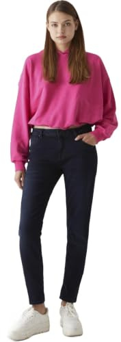 LTB Damen Jeans Nicole Skinny Fit - Grau - Taissa Wash Baumwolle Stretch