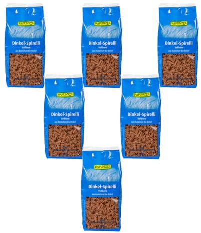 Rapunzel Dinkel-Spirelli Vollkorn aus Deutschland, 6er Pack (6 x 500 g)