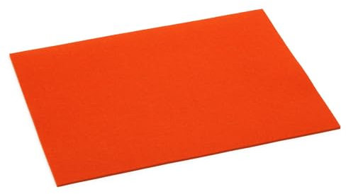 Hey Sign Tischset Filz 4-teilig rechteckig 5mm in vielen Farben Farbe:20 - Mango