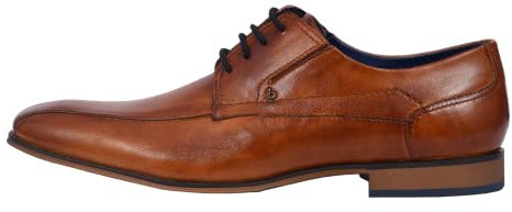 bugatti Herren Businessschuhe, Männer Business Schnürer,straßenschuhe,Strassenschuhe,Schnuerung,lace-up Shoes,Office,Cognac (6300),40 EU / 6 UK