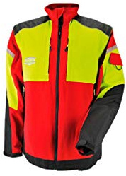 Solidur INVERE - Infinity Stretch-Arbeitsjacke mit abnehmbaren Armen - Außergewöhnlicher Komfort und Schutz - Größe XL - Rot