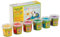 ökoNORM 79515 Nawaro Soft Modellierknete Spielknete 6 Farben Set Einhorn (Rot, Orange, Gelb, Grün, Cyan, Violett), Ton, Verschiedene, Einheitsgröße, 1090 Gramm
