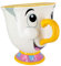 Die Schöne und das Biest Tassilo (Chip) Unisex Tasse weiß Keramik 0,3 l Disney, Fan-Merch, Film