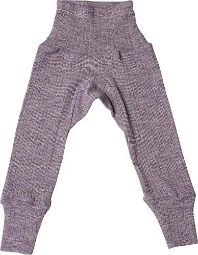 Cosilana Pantalone Neonato - Lungo con Cintura Seta/Lana/Cotone 86/92 Uni Prugna 23…