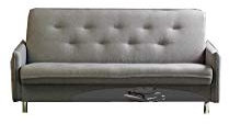 MOEBLO Sofa mit Schlaffunktion und Bettkasten, Couch für Wohnzimmer, Schlafsofa Federkern Sofagarnitur Polstersofa Wohnlandschaft mit Bettfunktion - LILA (Cappuccino)