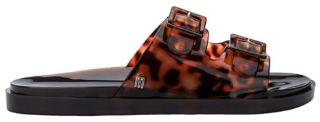 melissa Wide Chanclas Pala Planas de Mujer Negro - 39