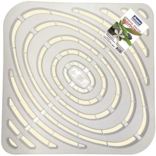 Pedana Antiscivolo, Piatto per Box Doccia 54x54cm, Struttura Antisdrucciolo, Bianco, Tappetino Fuori Doccia, Bagno, Piscina, Sauna