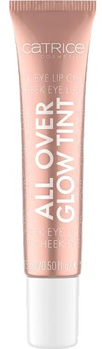 Catrice All Over Glow Tint, Highlighter, Nr. 020, Pink, aufhellend, schnelltrocknend, sofortiges Ergebnis, schimmernd, vegan, ölfrei, ohne Parfüm, ohne Alkohol, 1er Pack (15ml)
