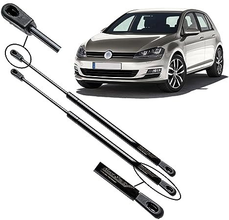 Ramor Strutz 2x Gasfeder Dämpfer Heckklappe Kompatibel mit VW Golf Mk7 Fließheck 2012-2019. Gasdruckfeder Heckklappendämpfer Ersatz für 5G6827550 und Andere.
