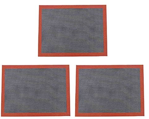 Evarbuild 3X Perforated Silicone Baking Mat Non-Stick Baking Oven Sheet for Cookie/Bread/Macaroon/Kitchen