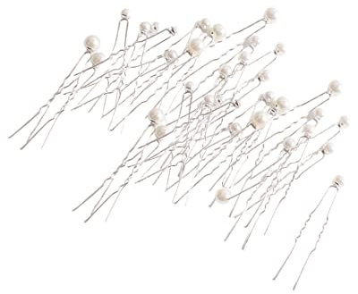 20 Stück Hochzeit Haarnadeln Hochzeit Braut Haarschmuck Perlen Haarnadel Brautperlen Haarnadeln Haarschmuck für Brautfrisur und Brautjungfernfrisur