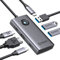 ORICO USB C Docking Station, 6 in 1 USB C to USB Adapter with 3 USB 3.0 Ports,1 USB-C, HDMI（4K@30Hz), PD100W, USB C Hub Multiport Adapter for MacBook/Dell/HP/Surface/Lenovo Grey