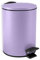 Spirella, Poubelle à Pédale en Acier, Modèle Adelar, Mécanisme slow close, le couvercle se referme doucement et silencieusement, Revêtement anti-traces de doigts, purple, 3 Litres