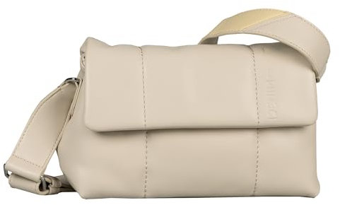 TOM TAILOR Denim Allya Damen Umschlagtasche Umhängetasche Klein Weiß