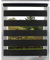 Day & Night Zebra/Vision Roller Blind Easy Fit Dual Layered Horizontal Window Shade Blinds (114cm(45) X 165cm (65), Black)