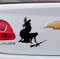 Personalisierte Autoaufkleber, Lustige Elchjagd, Jäger-Vinyl-Aufkleber(2 Stück)