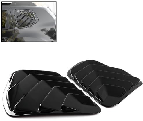 ROBUST 2 Pcs Abs Plastic Rear Quarter Panel Gloss Black for Dacia Duster 2010-2017