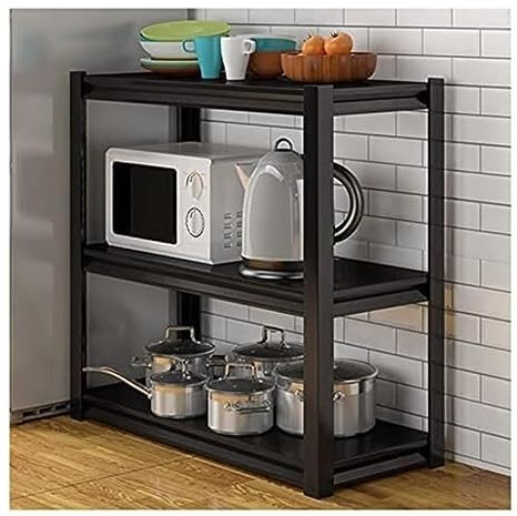 Meuble Micro Onde Support De Four À Micro-Ondes À 3 Niveaux Support De Micro-Ondes Support De Grille-Pain Micro-Ondes Étagère Organisateur Support De Rangement De Cuisine en Métal Etagere Micro Ondes