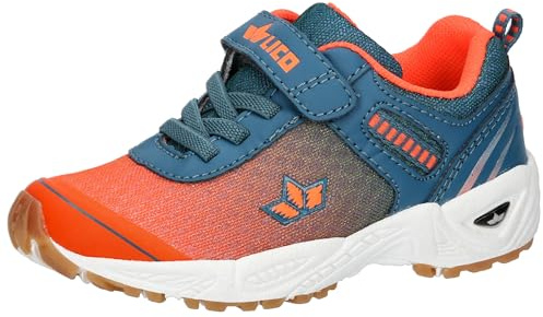 Lico Unisex Kinder Barney Vs Hallenturnschuhe, Orange Petrol, 38 EU