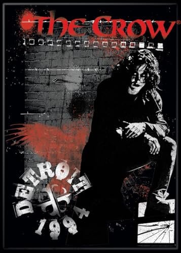 Ata-Boy Ata Boy The Crow Detroit 1994 2.5 x 3.5 Inch Magnet for Lockers and Refrigerators