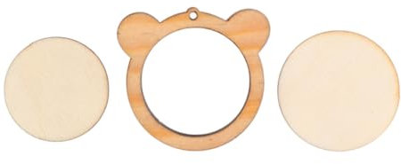 SHINEOFI Rahmen Holzrahmen Kreis Reifen Stickrahmen Aus Holz Kreuzring Aus Holz Kreis Kreuz Reifen Kreisring Mini Kleiner Stickrahmen Diy-stickerei Runder Stickrahmen Bambus Hölzern Suite