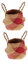 MAGICLULU 2st Moderner Pflanzenkorb Tapete Für Schlafzimmer Rustikale Vasen Baby Strandtasche Blumentopf Für Den Innenbereich Zimmerpflanzentöpfe Weben Blumenkorb Bambus Rot