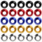 SG Store 25 Stück M6 X 14 X 3,5 Mm Senkkopf-Unterlegscheiben Aluminiumlegierung Bunte Dichtungen Enthält Je 5 Stück In Schwarz/Rot/Blau/Silber/Gold für Automöbel-Schraubenzubehör