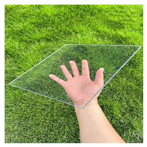 Láminas De Policarbonato Planchas,Placa Protectora De Techo Transparente,Paneles De Techo De Policarbonato,para Techos, Terraza,Jardín,Hojas De Invernadero,Marquesina(Size:20*40 cm,Color:Clear:1.5 mm)