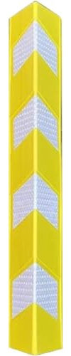SSDDLZEQ Parkgarage 0,6 cm Dicke Lagersäulen, reflektierende Werkstatt-Erdgeschoss-Garage-Eckenschutz Rutschhemmend(24pcs)