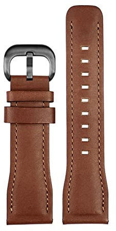 BANDKIT Weiche Echtleder-Uhr mit wasserdichter Herren-Armbanduhr für sieben am Freitag T1/01 T3/01 T2/01, Rindslederarmband, 26 mm, 26 mm, Achat