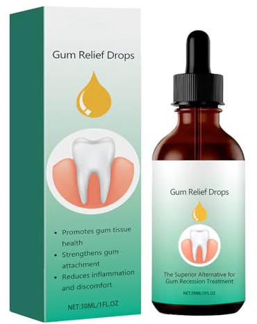 KOAHDE Reparatur von Zahnfleischschwund,30ML,1PC,Dentizen Zahnfleisch Nachwuchs Tropfen,Gum Regrowth Tropfen
