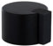 EVI Herrajes Türstopper, schwarz, selbstklebend, Ø 28 x 20 mm, Edelstahl mit Schutzgummi, für Innen- und Außenbereich, Türschutz, 04019328NG