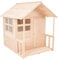 TP Toys Buttercup Cottage Wooden Playhouse for Toddlers with Verandah & Floor Pack, FSC Certified Wood, Customisable Design, Windows, Outdoor Fun Play house for Kids, Ages 2+